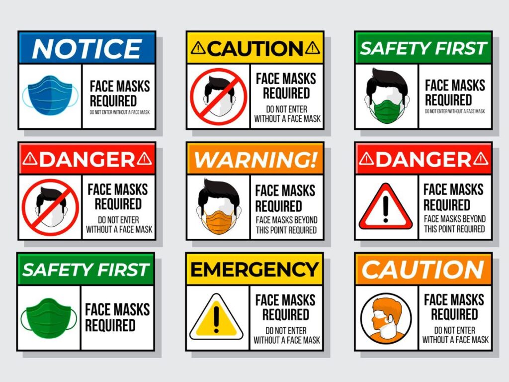 safety signages